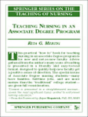 cover image of Teaching Nursing In an Associate Degree Program